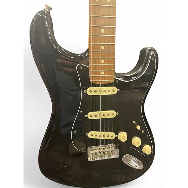 Used 2017 Fender American Professional Stratocaster SSS Black Solid Body Electric Guitar