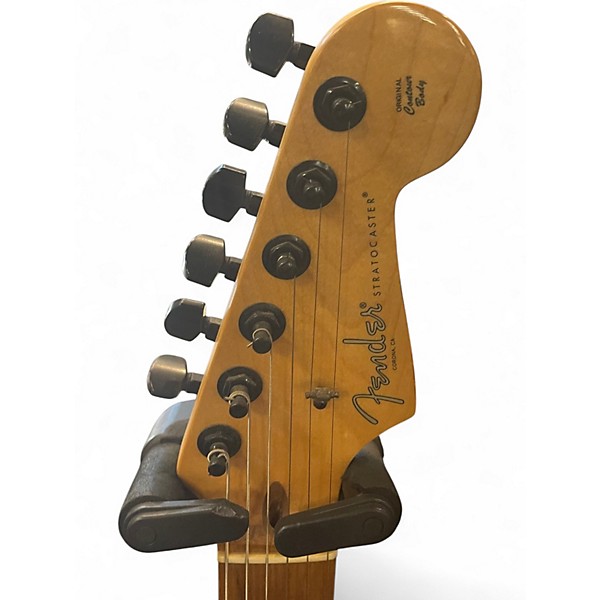 Used 2017 Fender American Professional Stratocaster SSS Black Solid Body Electric Guitar