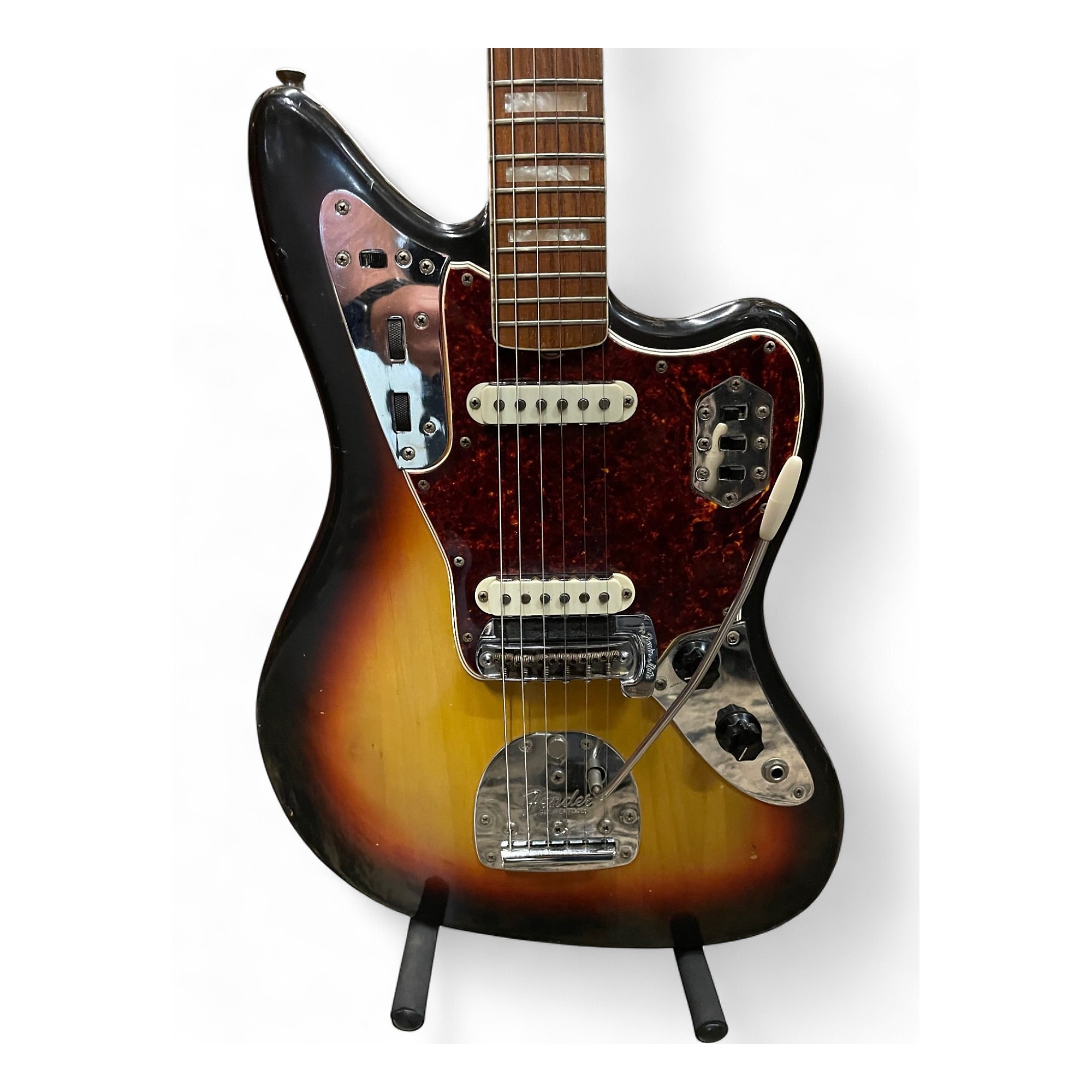 Vintage 1966 Fender Jaguar Sunburst Solid Body Electric