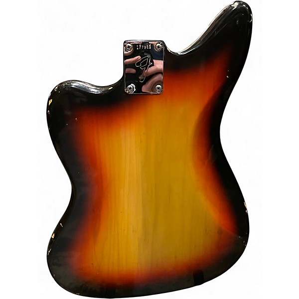 Vintage 1966 Fender Jaguar Sunburst Solid Body Electric Guitar