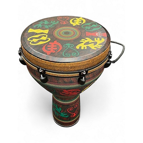 Used Remo Mondo Key tuned Adinkra Djembe