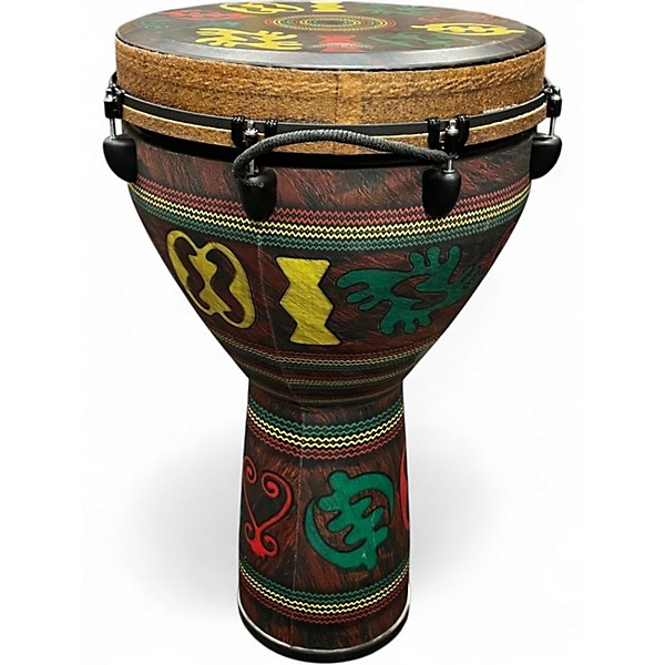Used Remo Mondo Key tuned Adinkra Djembe