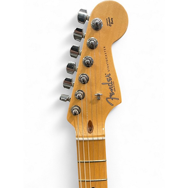 Used Fender American Standard Stratocaster Cream Solid Body Electric Guitar