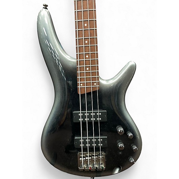 Used Ibanez SR300 silver fade Electric Bass Guitar silver