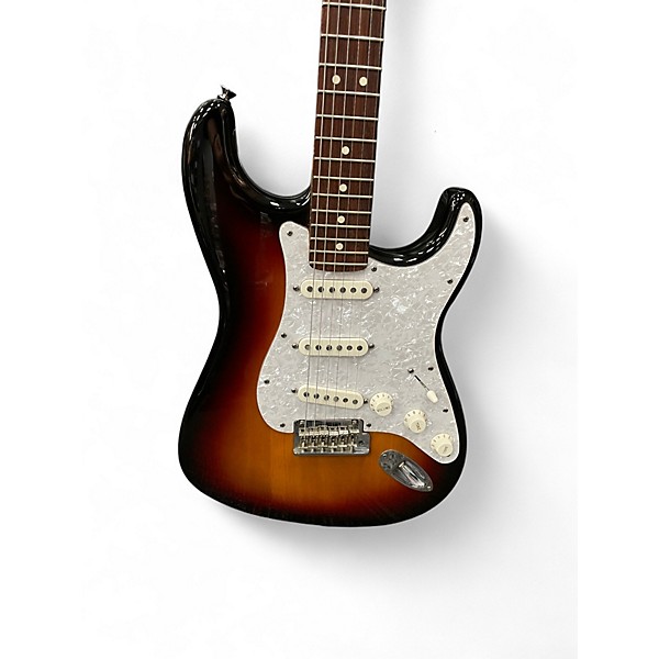 Used 2010 Fender American Standard Stratocaster 3 Color Sunburst Solid Body Electric Guitar