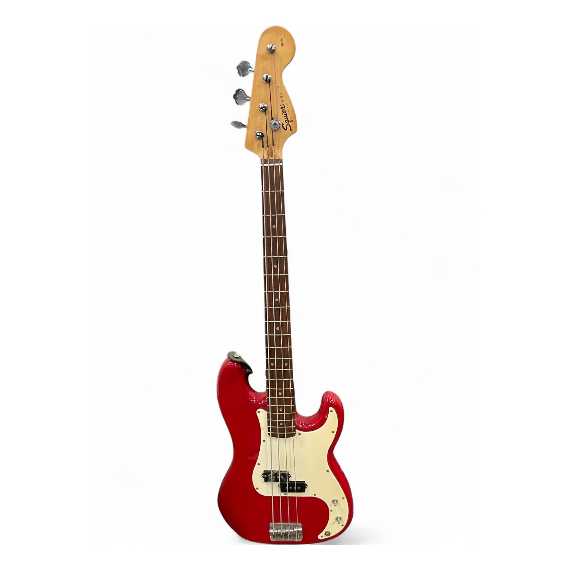 Squier p bass ベース Used Squier P bass Red Electric Bass Guitar Red | Guitar Center