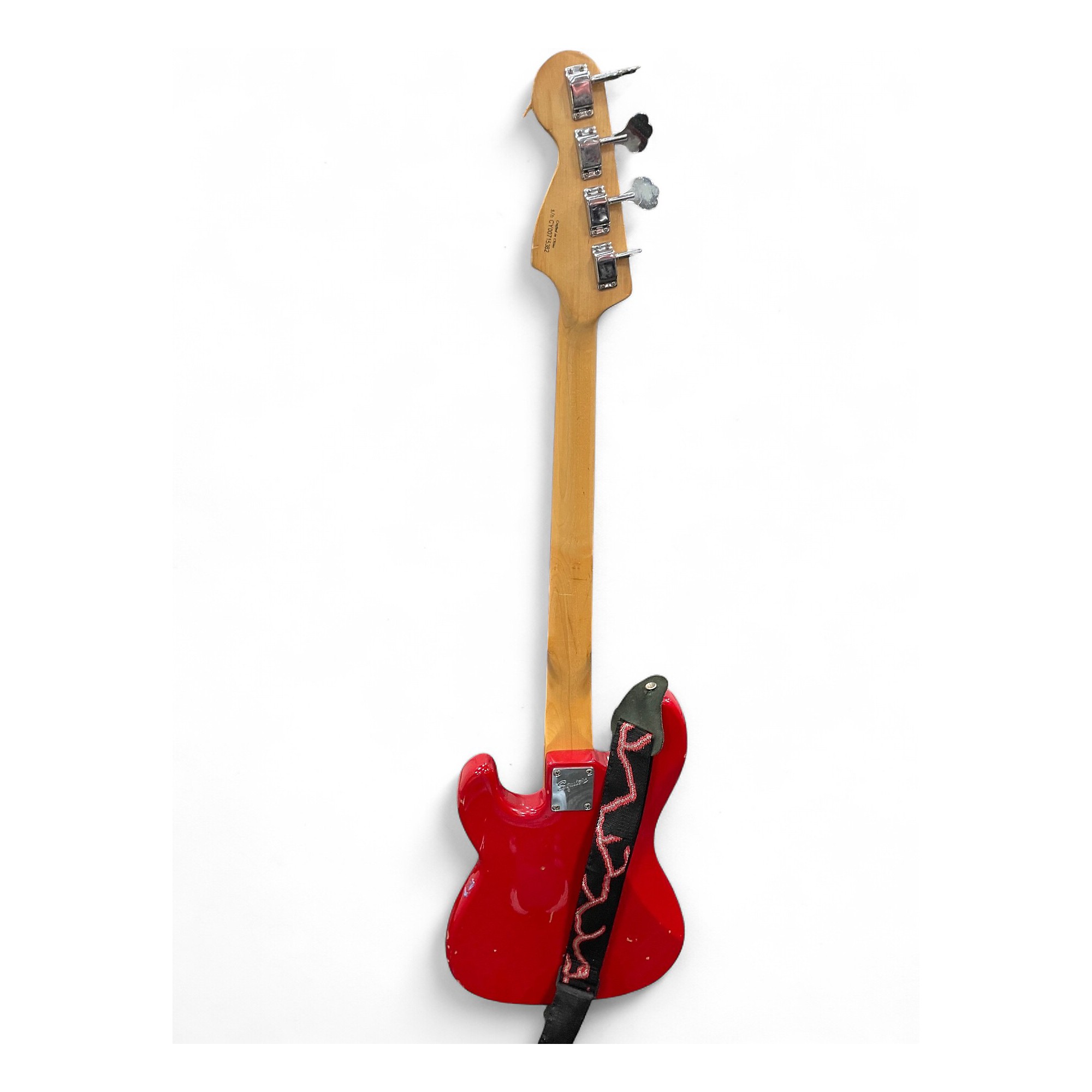 Used Squier P bass Red Electric Bass Guitar Red | Guitar Center