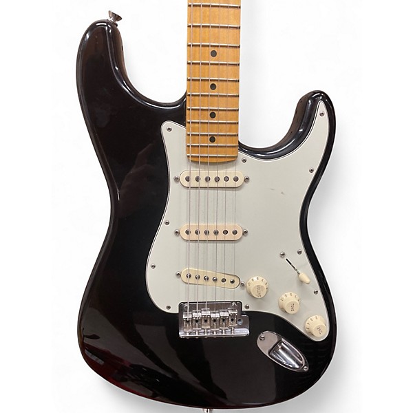 Used Fender American Professional II Stratocaster Black Solid Body Electric Guitar