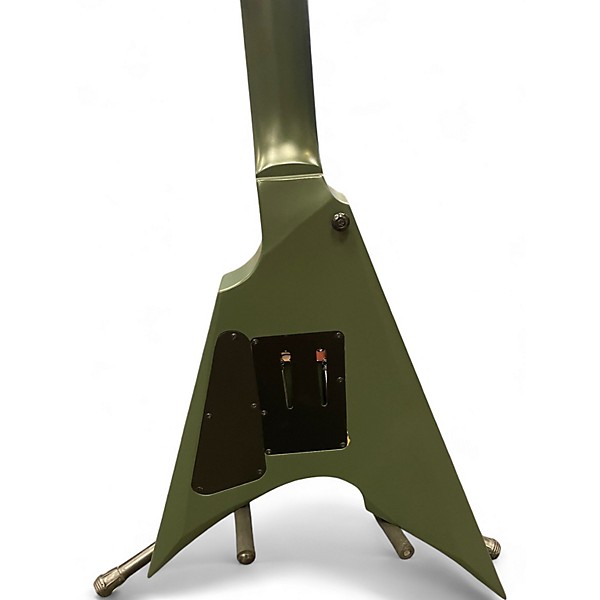 Used ESP Arrow Green Satin Solid Body Electric Guitar