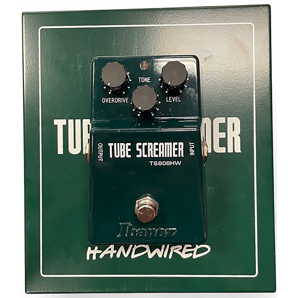 Used Ibanez TS808HW Hand Wired Tube Screamer Effect Pedal