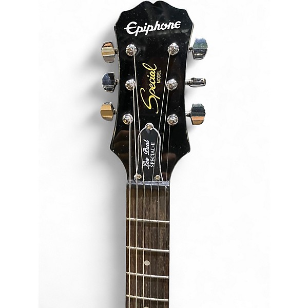 Used Epiphone Les Paul Special II Black Solid Body Electric Guitar