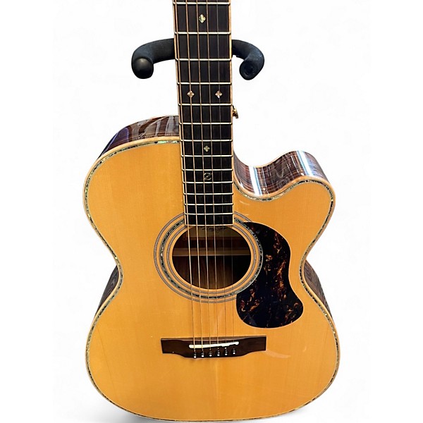 Used Zager ZAD9000MCE Natural Acoustic Electric Guitar