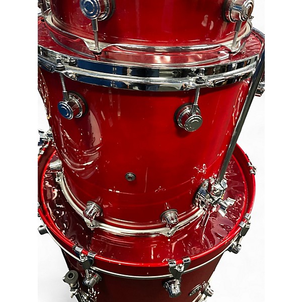 Used DW 3 Piece Performance Series Cherry Drum Kit