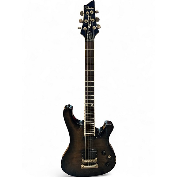 Used Schecter Guitar Research 006 Elite Trans Gray Solid Body Electric Guitar