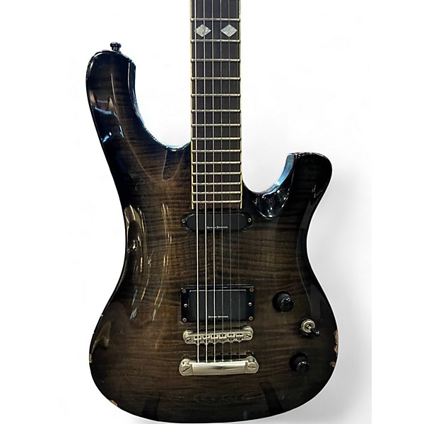 Used Schecter Guitar Research 006 Elite Trans Gray Solid Body Electric Guitar