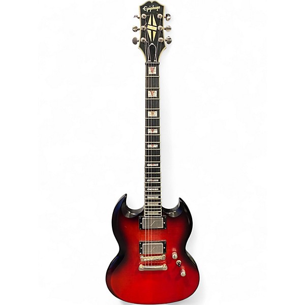 Used Epiphone SG Prophecy Custom GX Red Tiger Solid Body Electric Guitar