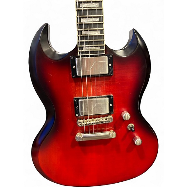 Used Epiphone SG Prophecy Custom GX Red Tiger Solid Body Electric Guitar