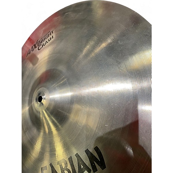 Used SABIAN 18in AAX BRIGHT CRASH 18 INCH Cymbal