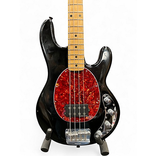 Used Ernie Ball Music Man Stingray H Black Electric Bass Guitar