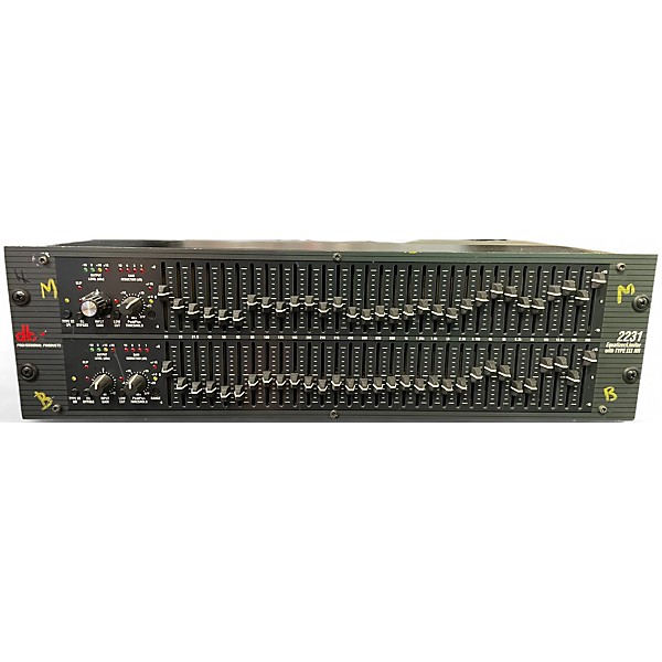 Used dbx 2231 Dual 31-Band Graphic Equalizer | Guitar Center