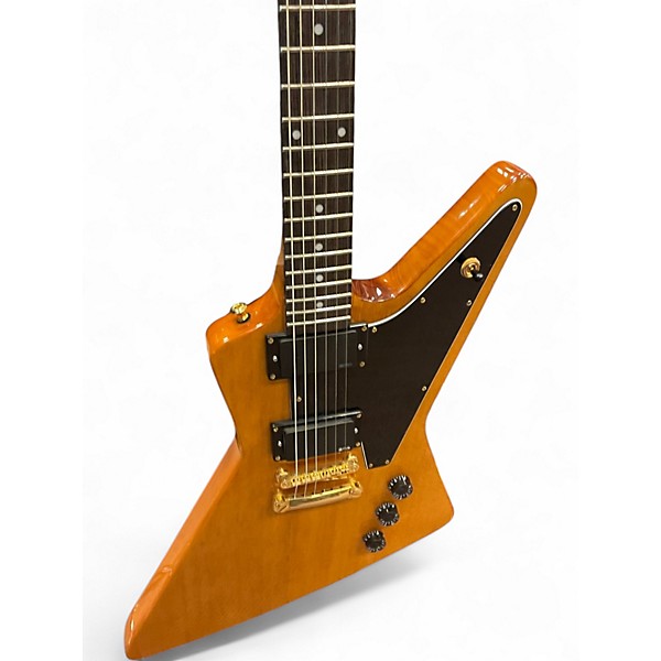 Used Epiphone explorer outfit Natural Solid Body Electric Guitar