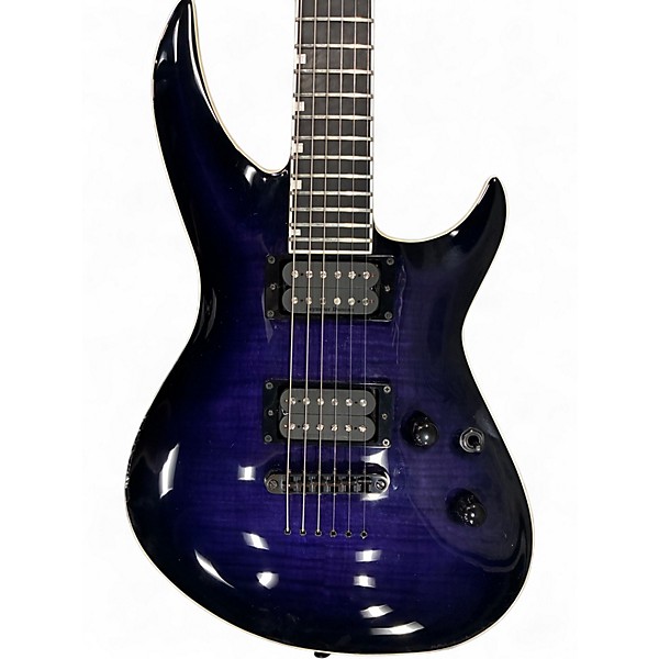 Used ESP E-II Horizon III Reindeer Blue Solid Body Electric Guitar