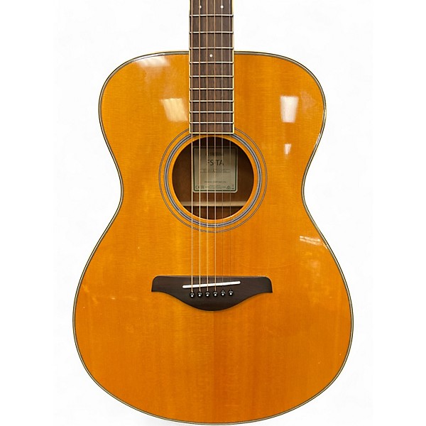 Used Yamaha FSTA TransAcoustic Concert Natural Acoustic Electric Guitar