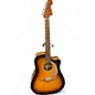 Used Fender Redondo 2 Tone Sunburst Acoustic Electric Guitar thumbnail