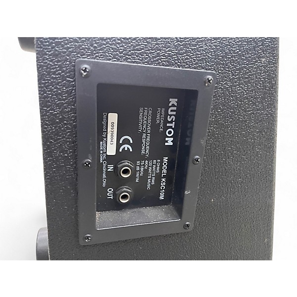 Used Kustom PA KSC10M Unpowered Speaker