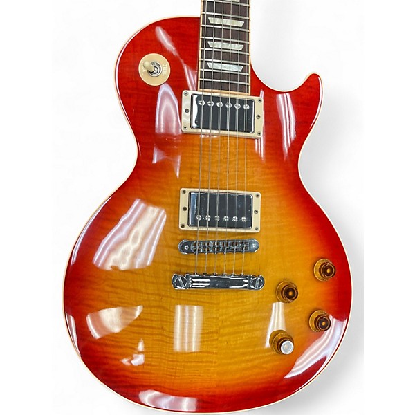 Used 2016 Gibson Les Paul Standard Plus Top Heritage Cherry Sunburst Solid Body Electric Guitar