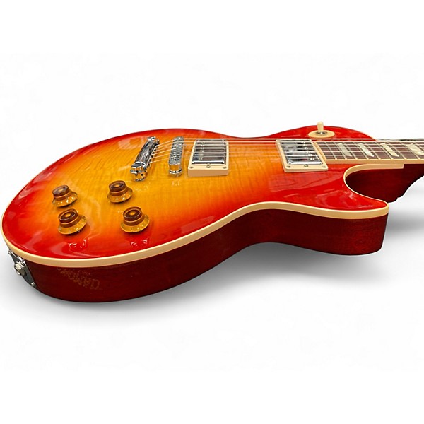 Used 2016 Gibson Les Paul Standard Plus Top Heritage Cherry Sunburst Solid Body Electric Guitar