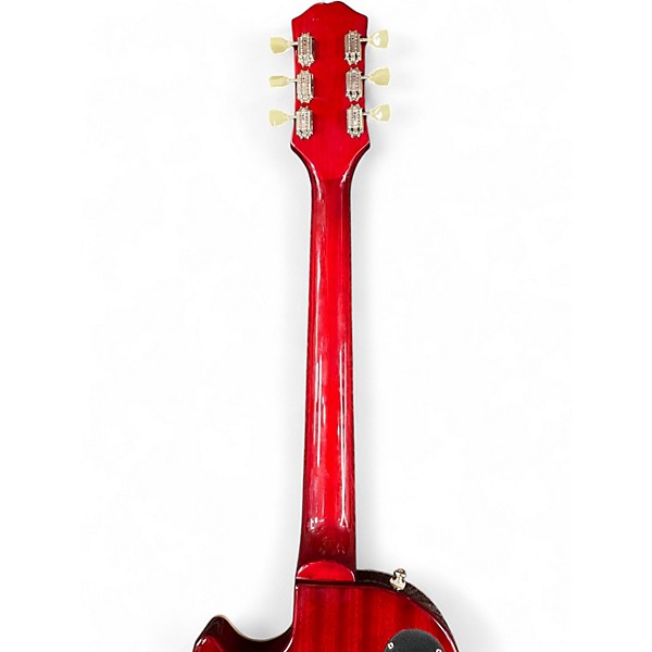 Used 2022 Epiphone Les Paul Standard Cherry Sunburst Solid Body Electric Guitar