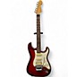 Used Fender MIJ Stratocaster Floyd Rose Squier Series Trans Red Burst Solid Body Electric Guitar thumbnail