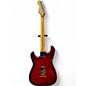 Used Fender MIJ Stratocaster Floyd Rose Squier Series Trans Red Burst Solid Body Electric Guitar