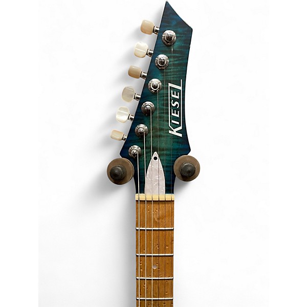 Used Kiesel Aries 6 Aqua Marine Solid Body Electric Guitar