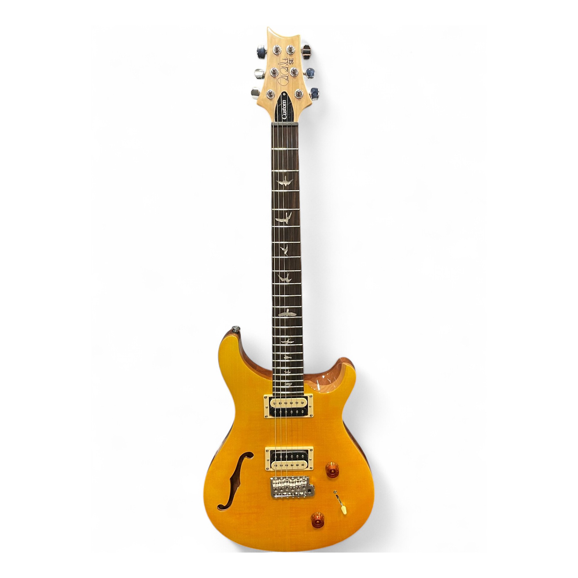 PRS SE Custom 22 Semi-Hollow イエロー PRS SE Custom 22 Semi-Hollow Santana Yellow (314) - Willcutt