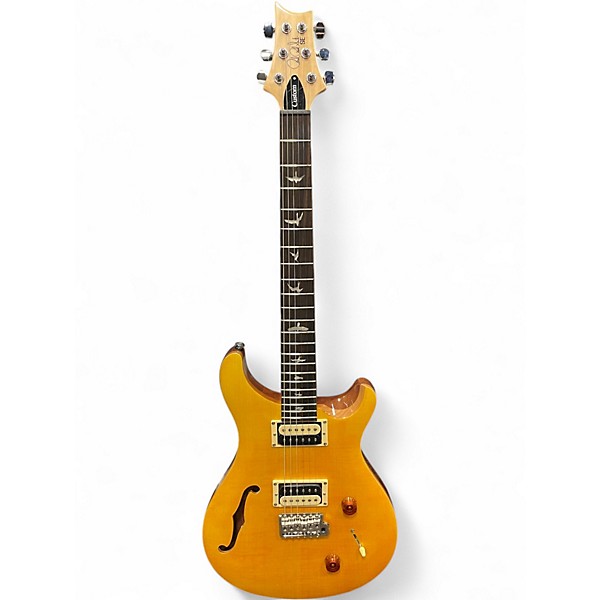 Used PRS SE Custom 22 Semi-Hollowbody Yellow Hollow Body