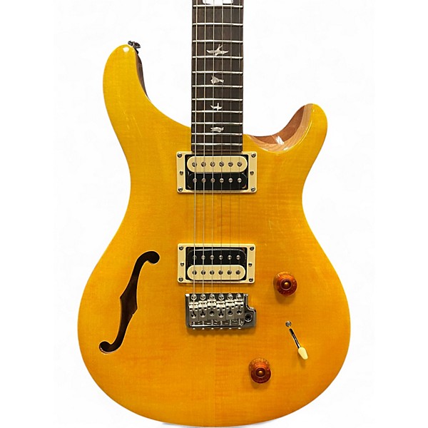 Used PRS SE Custom 22 Semi-Hollowbody Yellow Hollow Body