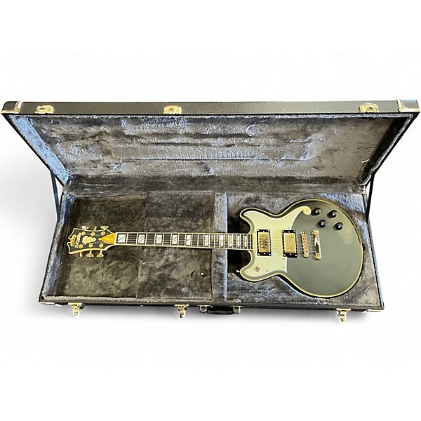 Used D'Angelico Deluxe Brighton Matte Charcoal Solid Body Electric Guitar