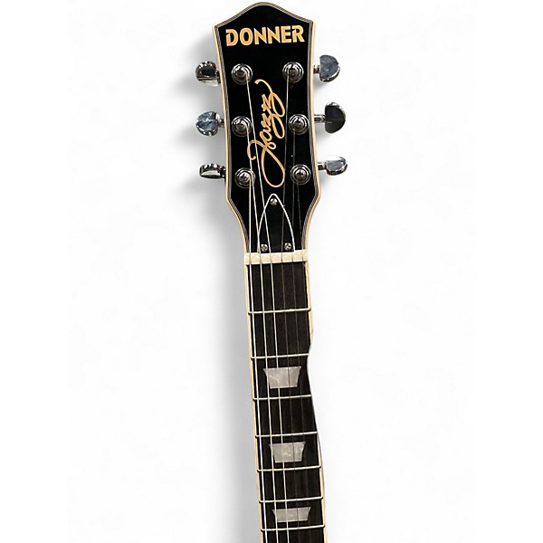 Used Donner DJP1000 3 Color Sunburst Hollow Body Electric Guitar