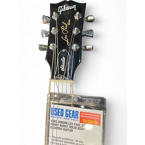 Used Gibson Les Paul Studio Honey Burst Solid Body Electric Guitar