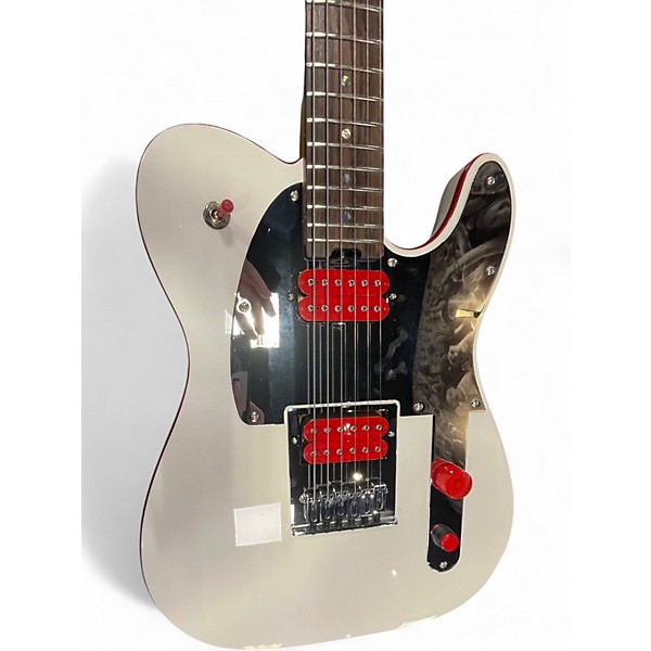 Used Firefly Classic Series Ghost Arctic White Solid Body Electric Guitar