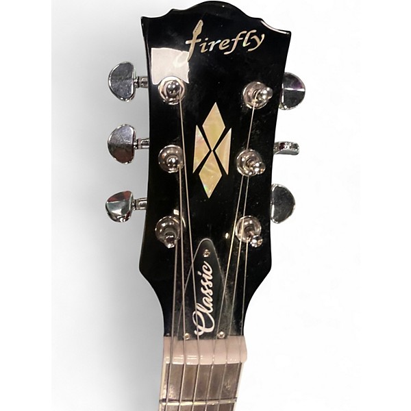 Used Firefly Classic Crimson Red Burst Solid Body Electric Guitar