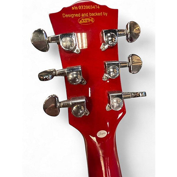 Used Firefly Classic Crimson Red Burst Solid Body Electric Guitar