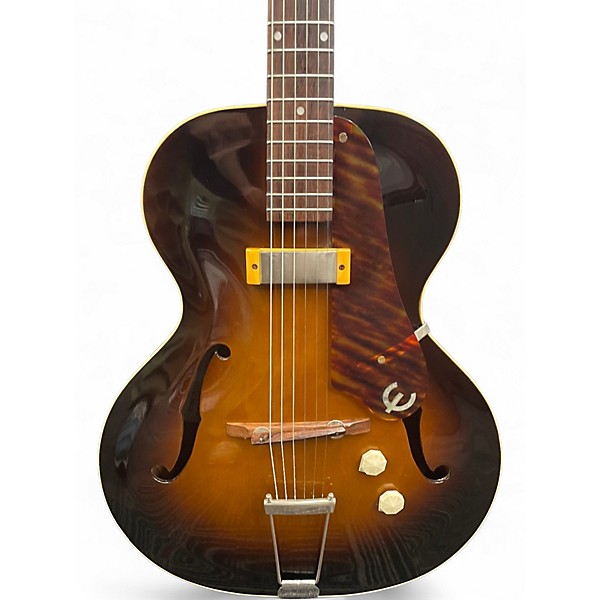 Vintage 1950s Epiphone Century Archtop Sunburst Hollow Body Electric Guitar