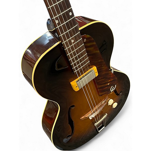 Vintage 1950s Epiphone Century Archtop Sunburst Hollow Body Electric Guitar