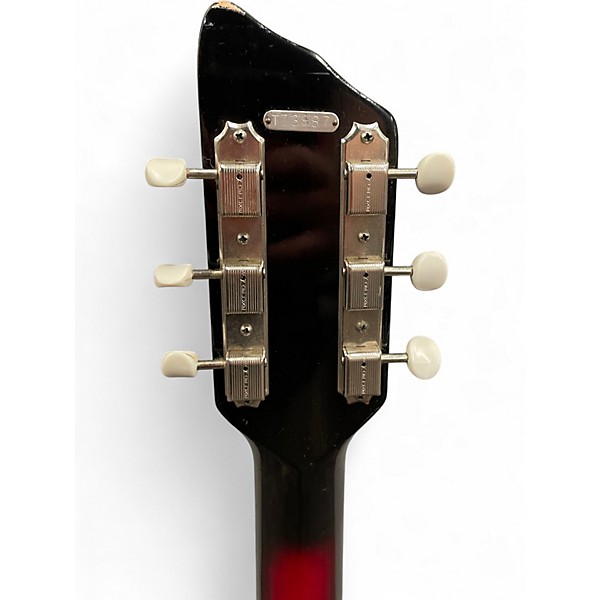 Vintage 1962 Airline Town & Country Redburst Solid Body Electric Guitar