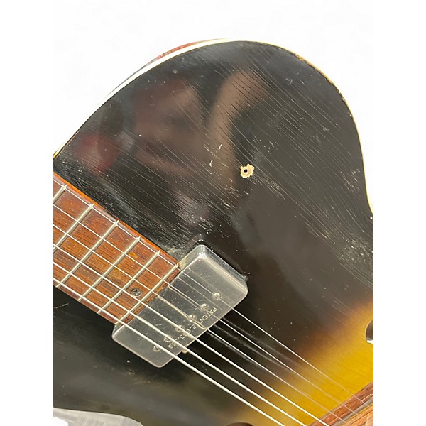 Vintage 1960 Supro H950 Ranchero Sunburst Hollow Body Electric Guitar