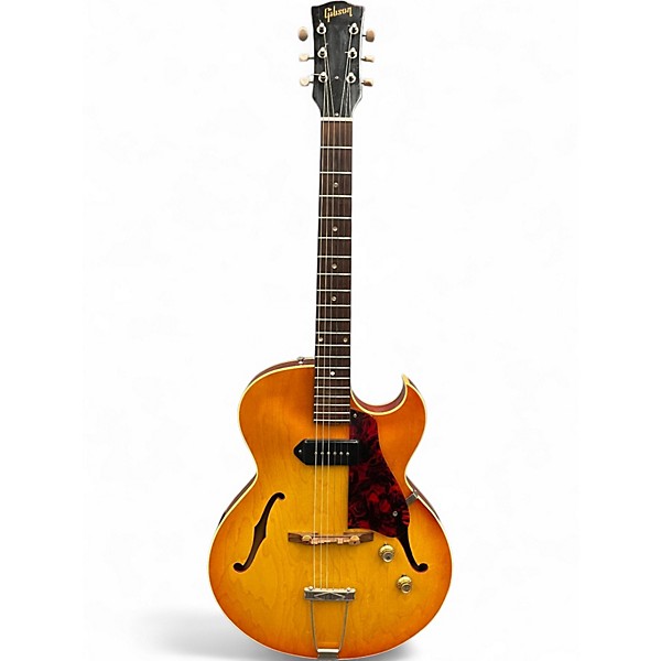 Vintage 1960s Gibson ES-125 TC Cherry Sunburst Hollow Body Electric Guitar