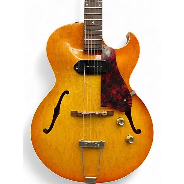 Vintage 1960s Gibson ES-125 TC Cherry Sunburst Hollow Body Electric Guitar